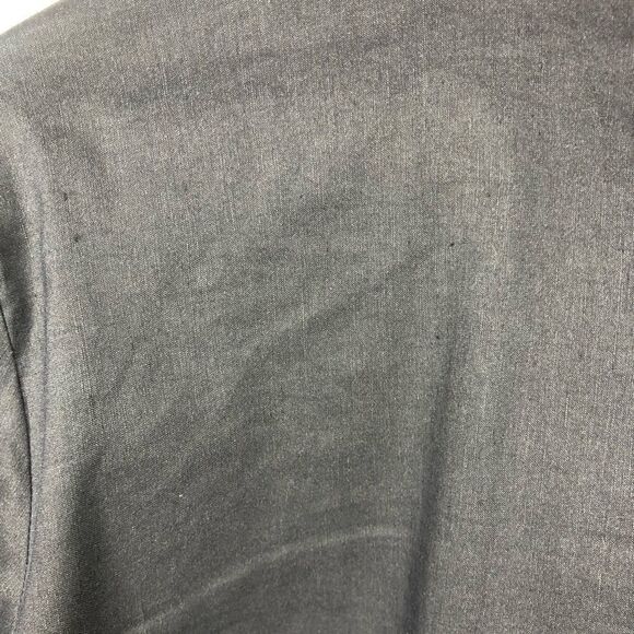 Eileen Fisher Linen Navy Button Down Shirt Size Large - Picture 7 of 10